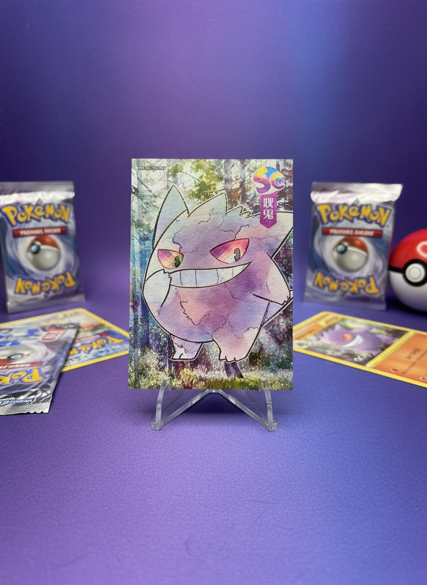 Pokémon 2.0 Eif Elf Origin Collection Gengar Watercolor 007/158 - USA SELLER