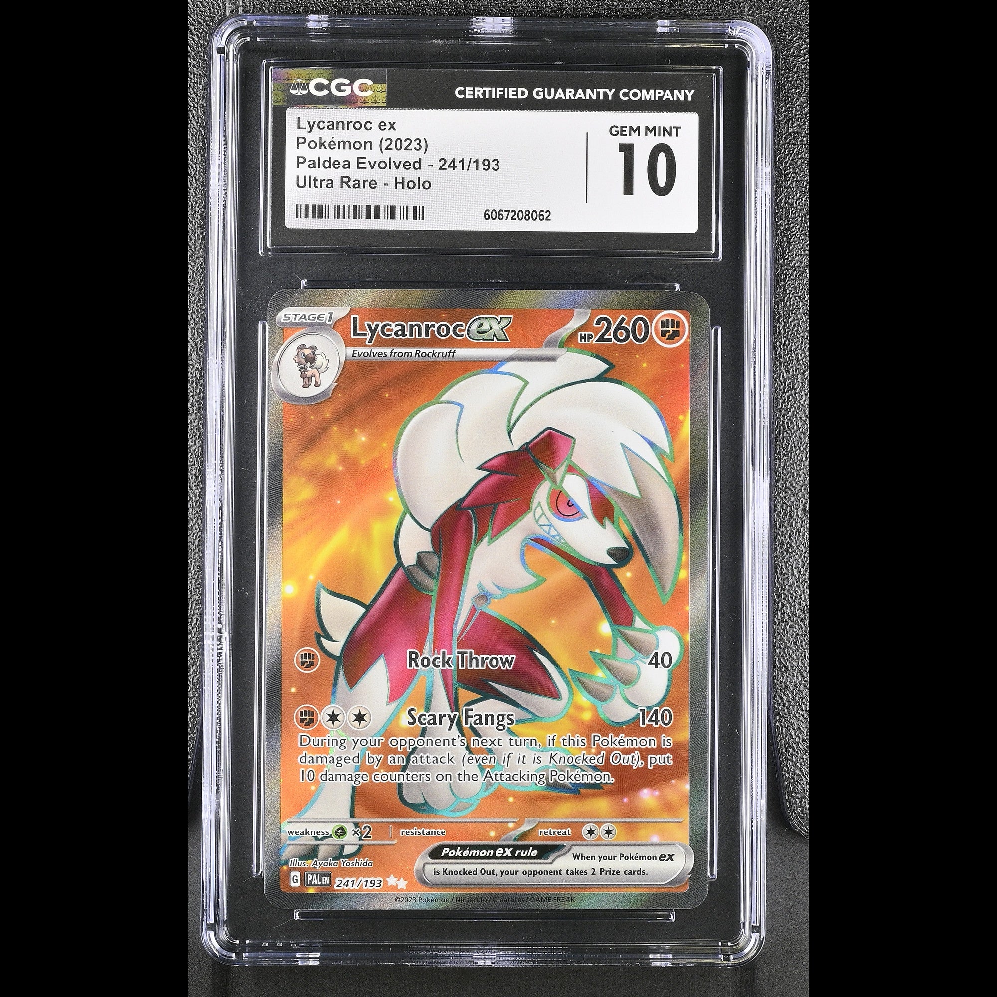 Lycanroc EX - Slab Front